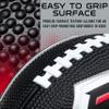 Franklin Sports NFL Atlanta Falcons Football - Kids Foam Football - Soft Junior Size 8.5" Ball with 3D Logos - Perfect for Gameday + Tailgates view 4