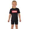 Combat Corner Kids Rash Guard Punch | Choke (Medium) Black view 3
