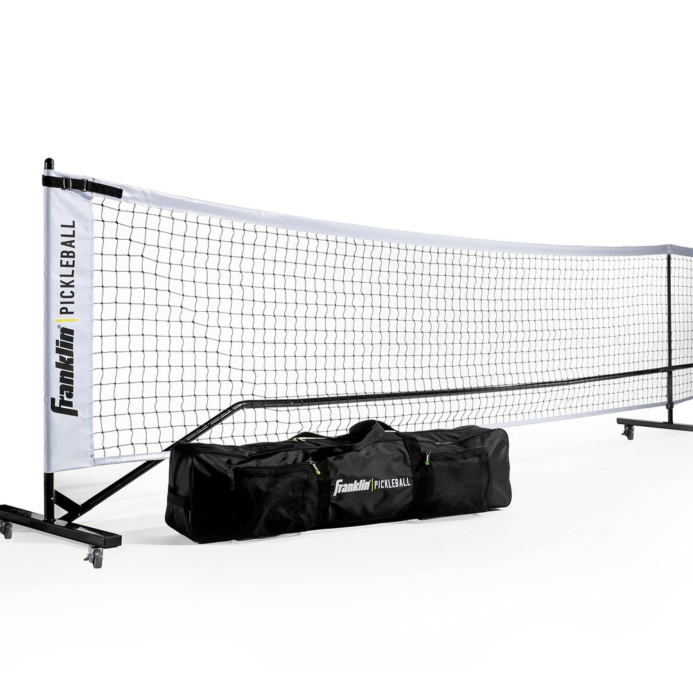Franklin Sports Pickleball Net - Official Size with Wheels -Superior Portability