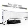 Franklin Sports Pickleball Net - Official Size with Wheels -Superior Portability view 2