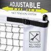 Franklin Sports Pickleball Net - Official Size with Wheels -Superior Portability view 3