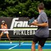 Franklin Sports Pickleball Net - Official Size with Wheels -Superior Portability view 4