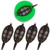 Carp Fishing Method Feeders Set 4 Inline Method Feeders with 1 Quick Release view 1