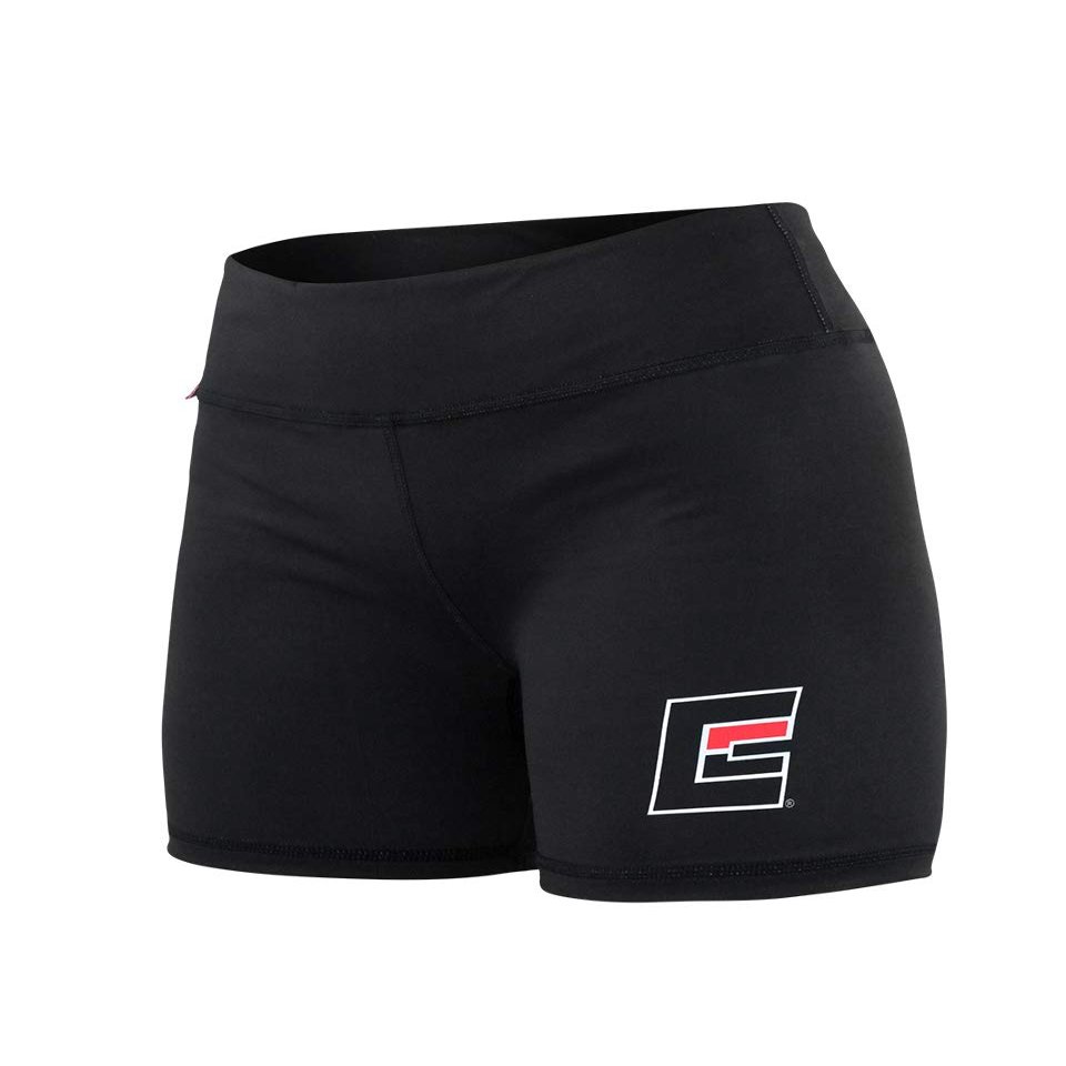 Womens Compression Fight Shorts (Small) Black