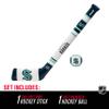 Franklin Sports Seattle Kraken NHL Mini Soft Hockey Stick Set - NHL Team Soft Foam Mini Hockey Stick and Ball Set - Great Toy for Kids view 2