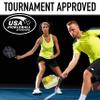 Franklin Sports X-26 Indoor Pickleballs - Bulk Indoor Court Balls - USA Pickleball (USAPA) Tournament Approved - Bulk 100 Pack Inside Balls - Yellow view 4