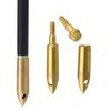 SHARROW 6pcs Archery Broadheads 126Grain Arrowhead Screw-in Arrow Heads Arrow Tips for Recurve and Compound Bow (Three Holes) view 1