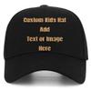 Custom Kid Baseball Caps Personalized Mesh Adjustable Truck Hat Sun Visor Hats view 1