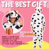CANASOUR Polar Fleece Cow Costume Christmas Adult Anime Unisex Animal Cosplay Onesie (Large, Cow Black and White) view 3