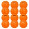 Franklin Sports X-40 Outdoor Pickleballs - USA Pickleball (USAPA) Official Pickleball Balls - Regulation Size Outdoor Court Pickleballs - Official Pickleball of US Open - Lava - 12 Pack view 1