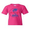 Shelby Cobra Ford Mustang Youth T-Shirt American Muscle Ford Racing Kids Tee Hot Pink X-Large view 1