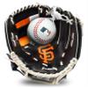 Franklin Sports MLB Youth Teeball Glove and Ball Set - Kids San Francisco Giants Baseball and Teeball Glove and Ball - Perfect First Kids Glove - 9.5" view 1
