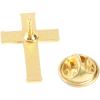 Bright Creations Gold Cross Lapel Pins, Enamel Pin Set (1 inch) - Pack of 12 view 2