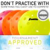 Franklin Sports Half Court Size Pickleball Net - Includes 10ft Net, (4) Paddles, and (6) X-40 USA Pickleball Approved Pickleballs, Red view 4