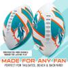 Franklin Sports NFL Miami Dolphins Football - Youth Football - Mini 8.5" Rubber Ball - Perfect for Kids - Team Logos and Colors view 2
