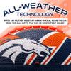Franklin Sports NFL Denver Broncos Football - Youth Football - Mini 8.5" Rubber Ball - Perfect for Kids - Team Logos and Colors view 4