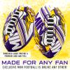 Franklin Sports NFL Minnesota Vikings Football - Youth Mini Football - 8.5" Junior Size Ball - SPACELACE Easy Grip Texture- Perfect for Kids view 2