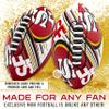 Franklin Sports NFL San Francisco 49ers Football - Youth Mini Football - 8.5" Junior Size Ball - SPACELACE Easy Grip Texture- Perfect for Kids view 2