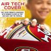 Franklin Sports NFL San Francisco 49ers Football - Youth Mini Football - 8.5" Junior Size Ball - SPACELACE Easy Grip Texture- Perfect for Kids view 3