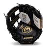 Franklin Sports Baseball and Softball Glove - Field Master - Baseball and Softball Mitt - Adult and Youth Glove - Right Hand Throw - 11" - Black/Gold view 2