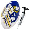 Franklin Sports NFL Los Angeles Rams Football - Youth Mini Football - 8.5" Junior Size Ball - SPACELACE Easy Grip Texture- Perfect for Kids view 1