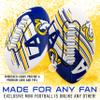 Franklin Sports NFL Los Angeles Rams Football - Youth Mini Football - 8.5" Junior Size Ball - SPACELACE Easy Grip Texture- Perfect for Kids view 2
