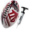 Franklin Sports NFL Atlanta Falcons Football - Youth Mini Football - 8.5" Junior Size Ball - SPACELACE Easy Grip Texture- Perfect for Kids view 1