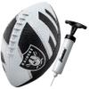 Franklin Sports NFL Las Vegas Raiders Football - Youth Football - Mini 8.5" Rubber Ball - Perfect for Kids - Team Logos and Colors view 1