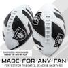 Franklin Sports NFL Las Vegas Raiders Football - Youth Football - Mini 8.5" Rubber Ball - Perfect for Kids - Team Logos and Colors view 2