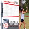 Franklin Sports Elite Badminton Net Set - Includes Badminton Rackets, Poles/Net, Stakes, Ropes, Boundary Kit - Beach or Backyard Game Set - Easy Setup view 4