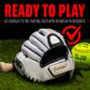 Franklin Sports Fastpitch Softball Glove - Fastpitch Pro - Adult and Youth Softball Mitt - Infield and Outfield - Right Handed Glove - White/Gold - 13" Righty view 4