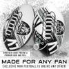 Franklin Sports NFL Las Vegas Raiders Football - Youth Mini Football - 8.5" Junior Size Ball - SPACELACE Easy Grip Texture- Perfect for Kids view 3