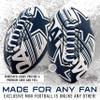 Franklin Sports NFL Dallas Cowboys Football - Youth Mini Football - 8.5" Junior Size Ball - SPACELACE Easy Grip Texture- Perfect for Kids view 2