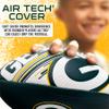 Franklin Sports NFL Green Bay Packers Football - Youth Mini Football - 8.5" Junior Size Ball - SPACELACE Easy Grip Texture- Perfect for Kids view 3