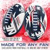 Franklin Sports NFL New England Patriots Football - Youth Mini Football - 8.5" Junior Size Ball - SPACELACE Easy Grip Texture- Perfect for Kids view 2