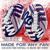 Franklin Sports NFL New York Giants Football - Youth Mini Football - 8.5" Junior Size Ball - SPACELACE Easy Grip Texture- Perfect for Kids view 2