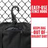 Franklin Sports Utility 144 Bag - Multi-purpose Bag - Fit Bat Up To 26" - Black/Grey view 3