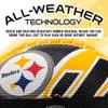 Franklin Sports NFL Pittsburgh Steelers Football - Youth Football - Mini 8.5" Rubber Ball - Perfect for Kids - Team Logos and Colors view 4