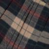 chouyatou Women's A-Line Plaid Wool Blend Pleated Skirt Side Zipper (X-Large, H475-Blue) view 4