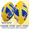 Franklin Sports NFL Los Angeles Rams Football - Youth Football - Mini 8.5" Rubber Ball - Perfect for Kids - Team Logos and Colors view 2