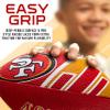 Franklin Sports NFL San Francisco 49ers Football - Youth Football - Mini 8.5" Rubber Ball - Perfect for Kids - Team Logos and Colors view 3