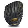 Franklin Sports Baseball and Softball Glove - Field Master - Baseball and Softball Mitt - Adult and Youth Glove - Left Hand Throw - 12" - Black/Gold view 1