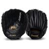 Franklin Sports Baseball and Softball Glove - Field Master - Baseball and Softball Mitt - Adult and Youth Glove - Left Hand Throw - 12" - Black/Gold view 3