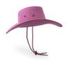 Cowboy Hat, Sun Hat Faux Felt Leather Suede Travel Cap Western Hat Outdoor Sun Protect Pink view 4