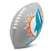 Franklin Sports NFL Miami Dolphins Football - Kids Foam Football - Soft Junior Size 8.5" Ball with 3D Logos - Perfect for Gameday + Tailgates view 1