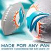 Franklin Sports NFL Miami Dolphins Football - Kids Foam Football - Soft Junior Size 8.5" Ball with 3D Logos - Perfect for Gameday + Tailgates view 2