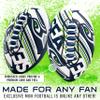 Franklin Sports NFL Seattle Seahawks Football - Youth Mini Football - 8.5" Junior Size Ball - SPACELACE Easy Grip Texture- Perfect for Kids view 2