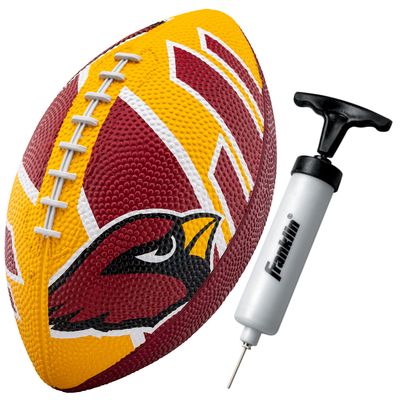 Franklin Sports NFL Arizona Cardinals Football - Youth Football - Mini 8.5" Rubber Ball - Perfect for Kids - Team Logos and Colors