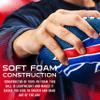 Franklin Sports NFL Buffalo Bills Football - Kids Foam Football - Soft Junior Size 8.5" Ball with 3D Logos - Perfect for Gameday + Tailgates view 3
