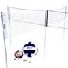 Franklin Sports Pro Quad Volleyball Kerri Walsh Jennings Edition- Volleyball Meets 4 Square - Complete Net System, Jumbo and Traditional Volleyballs Included, Boundary Kit/Line Markers view 1